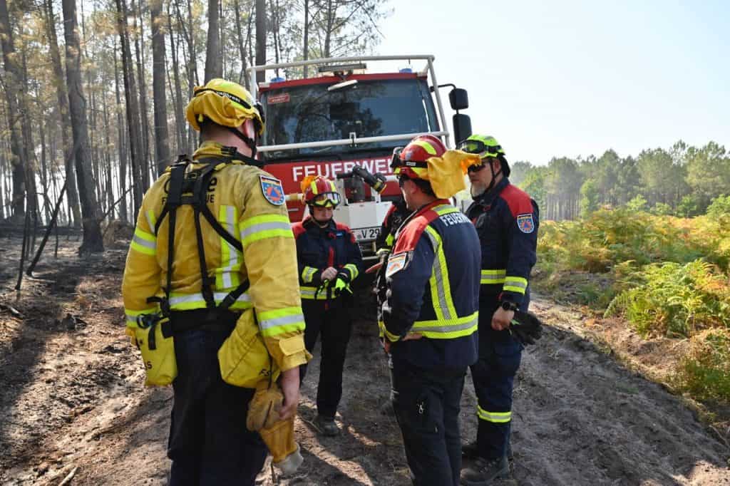 @fire - Internationaler Katastrophenschutz Waldbrandeinsatz in Frankreich 2022