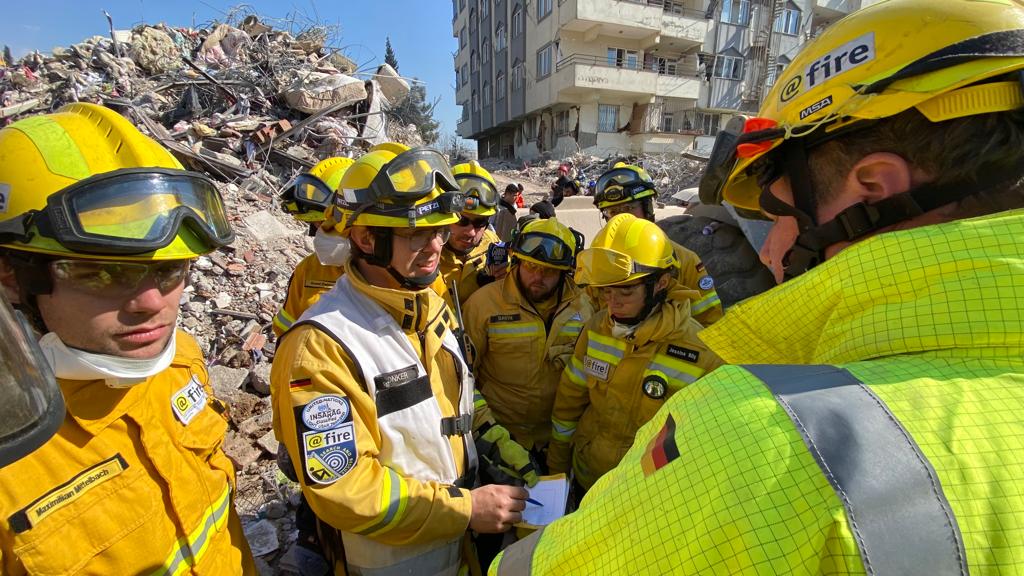 @fire - Internationaler Katastrophenschutz im Einsatz nach dem Erdbeben in der Türkei